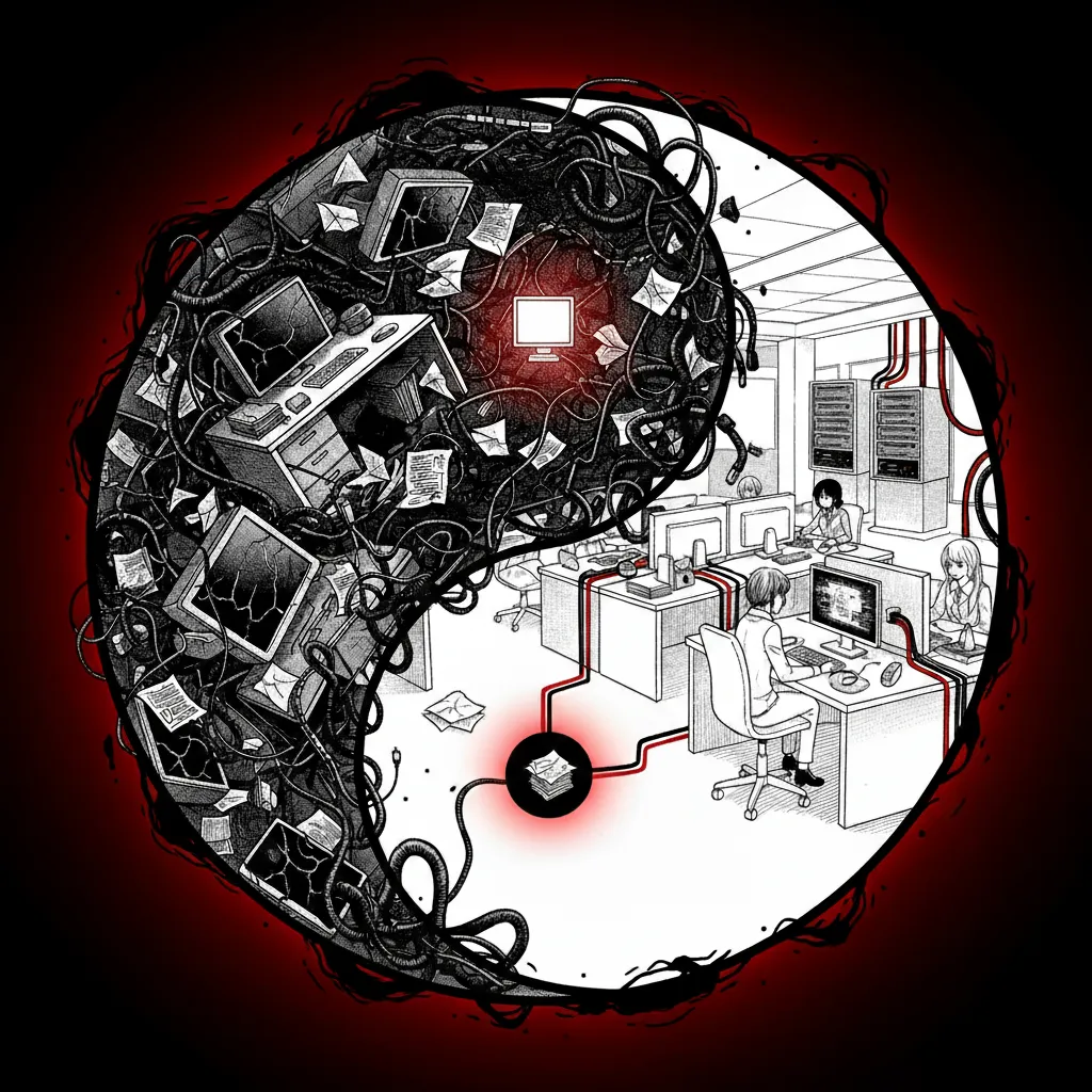 Diagrama de red ordenado